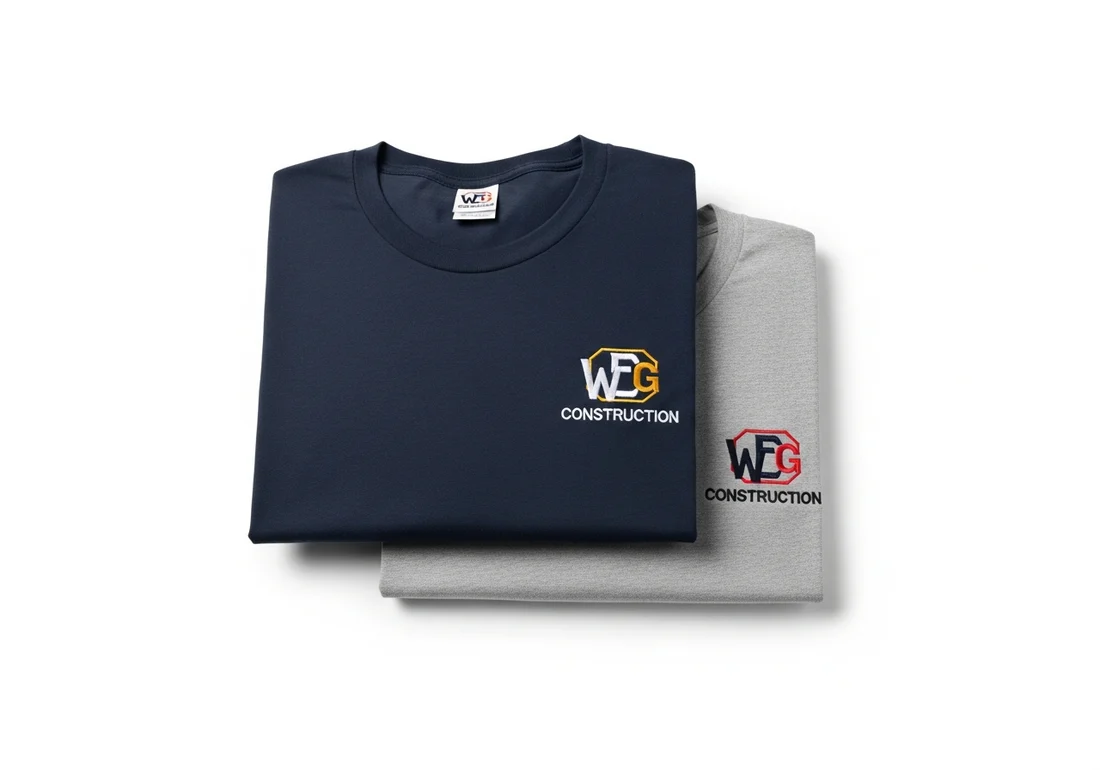 Custom branded t-shirts